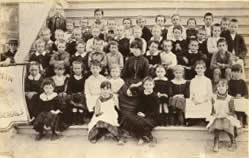 Photo: early Pease students