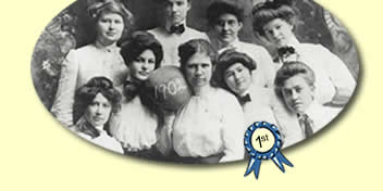 photo: In 1902, the first UT women's basketball game was played.