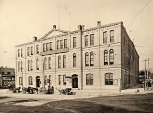 Photograph of temporary Capitol Building