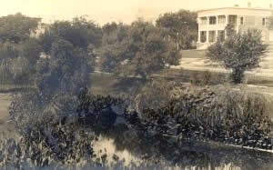 Photograph of small body of water on Capitol grounds