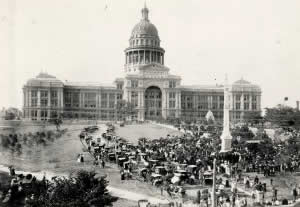 Photograph of Fireman's Monument Dedication Ceremony on Capitol Grounds