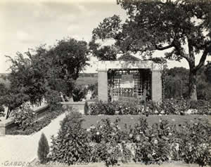 Photograph of the garden at the Norwood Estate