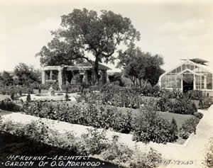 Photograph of garden at the Norwood Estate