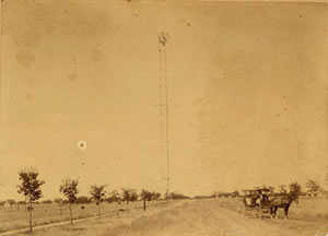 Photograph of tower light in Hyde Park
