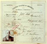 Copy of Joe Sing's Certificate of Residence