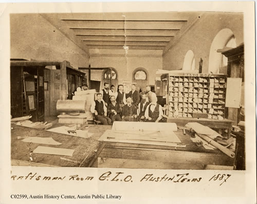Photo:  General Land Office interior showing Porter
