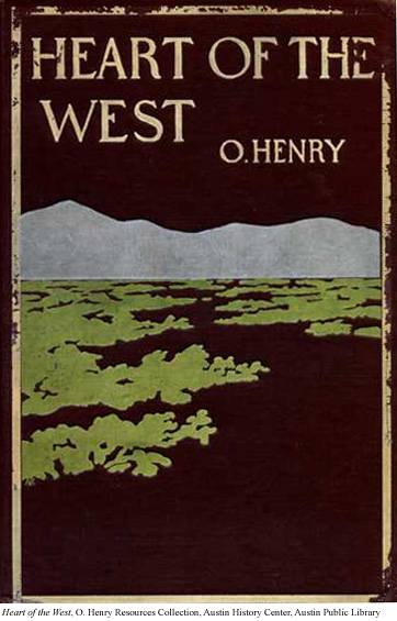 Decorated cover of book Heart of the West