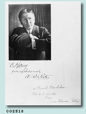 link to page with larger autographed photo of O.Henry
