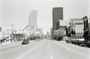 Photograph of Congress Avenue showing modern office buildings