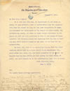 Typewritten letter from Mary Heard Ellis to Miss Blanton, January 2, 1919