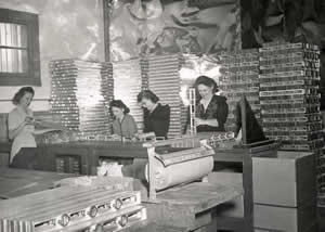 Photograph of women checking levels